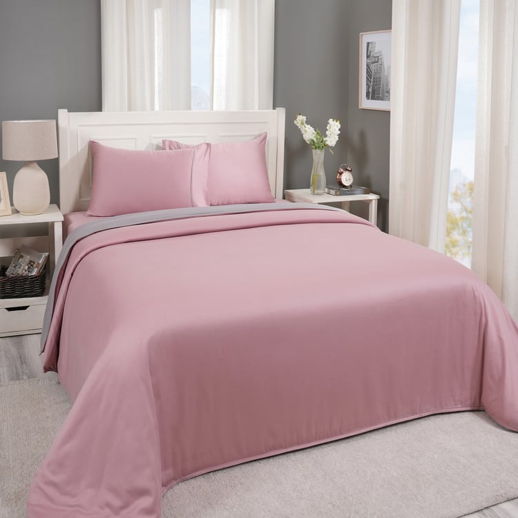 MASPAR Colorart Cotton 3Pcs Double Duvet Cover Set