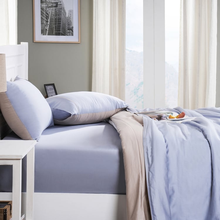 MASPAR Colorart Cotton 3Pcs Double Duvet Cover Set