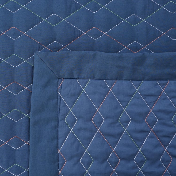 MASPAR Hues Indigenous Artisan Cotton 8Pcs Diamond Quilted Bed-In-A-Bag Set