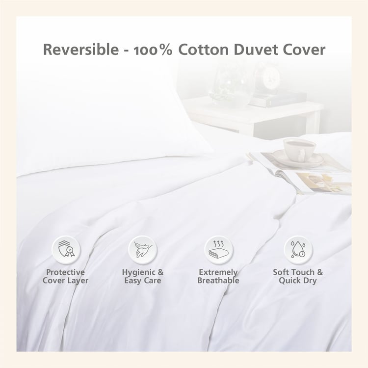 MASPAR Colorart Cotton 3Pcs Double Duvet Cover Set