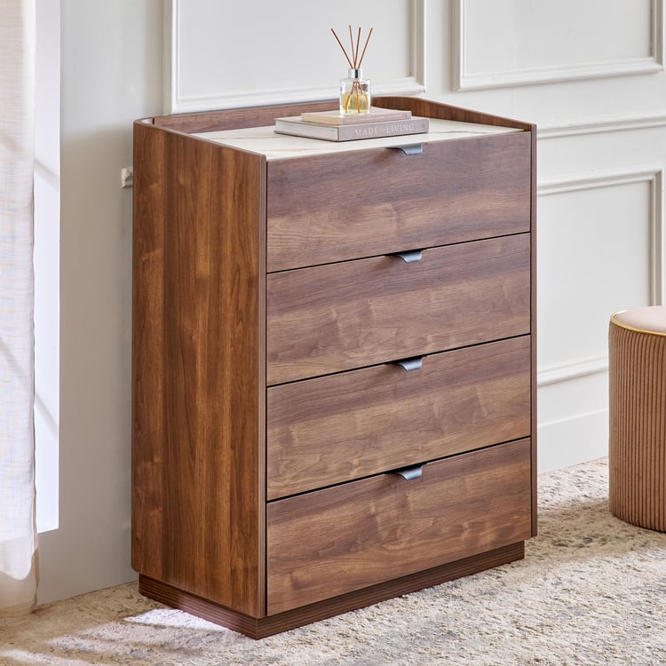Hadley Chest of 4 Drawers - Brown