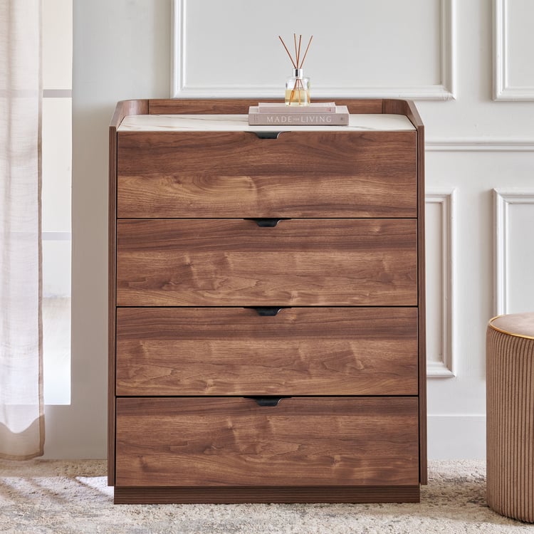 Hadley Chest of 4 Drawers - Brown