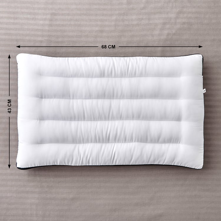 Cloud Slim Fabric Pillow with Air Mesh - 68x43cm