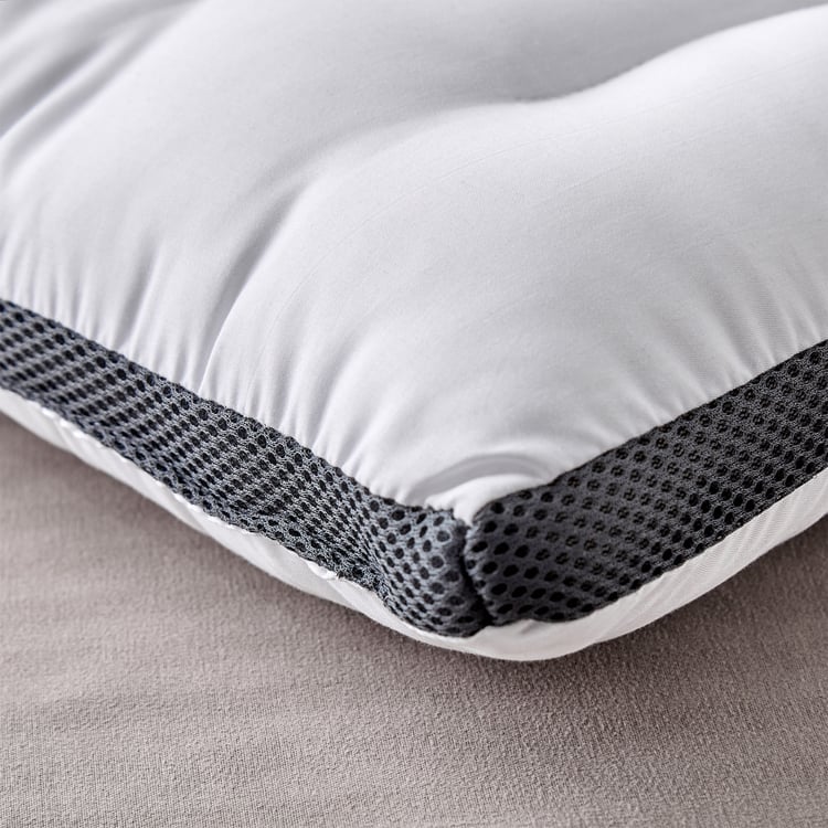 Cloud Slim Fabric Pillow with Air Mesh - 68x43cm