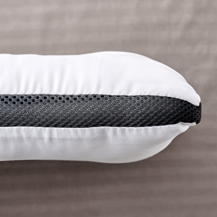 Cloud Slim Fabric Pillow with Air Mesh - 68x43cm