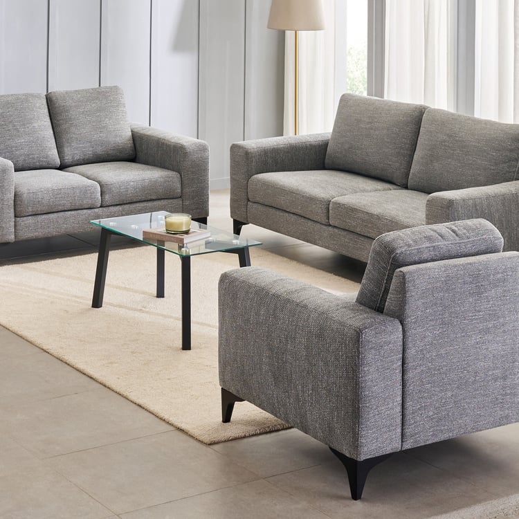 Quebec NXT Fabric 3+2+1 Seater Sofa Set - Grey