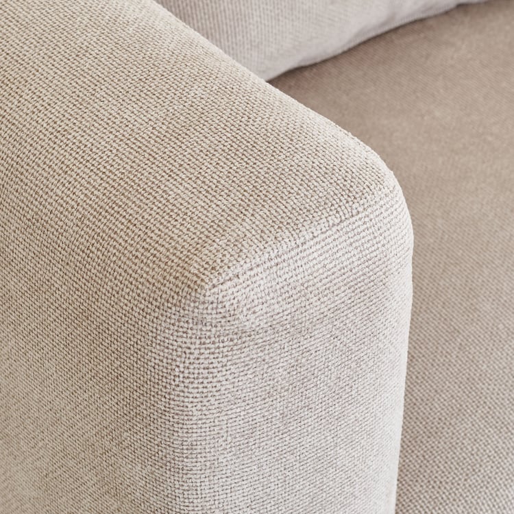 Andes NXT Fabric 1-Seater Sofa with Cushion - Beige