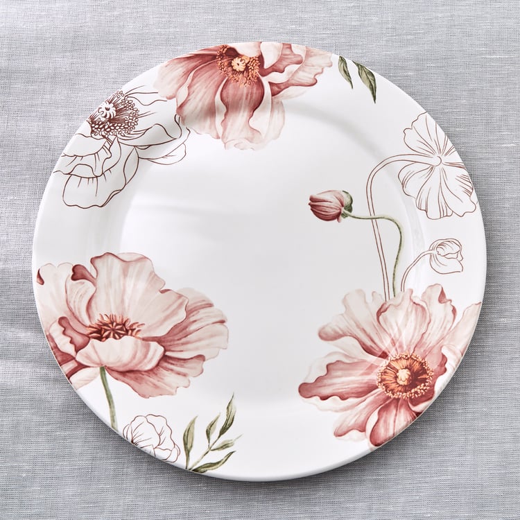 Alora Blush Serenity Stoneware Floral Print Dinner Plate - 27.5 cm