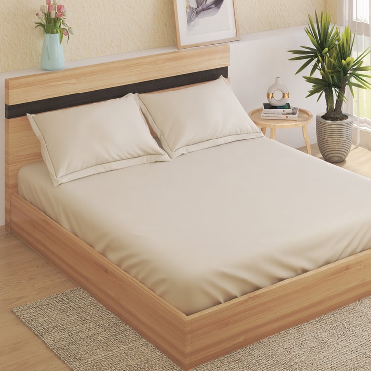 Sienna Cotton 144TC 3Pcs Super King Bedsheet Set