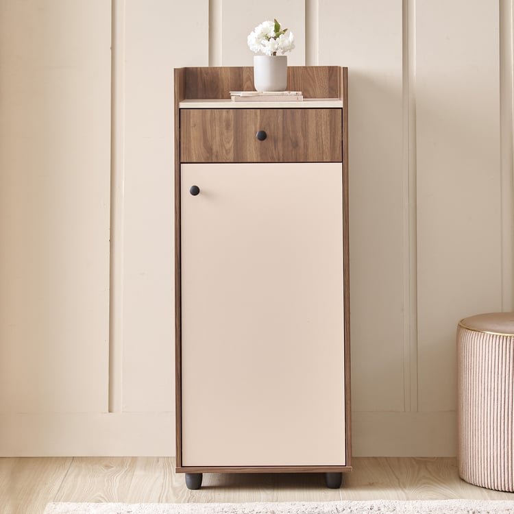 Addison 10 Pairs Shoe Cabinet with Drawer - Beige