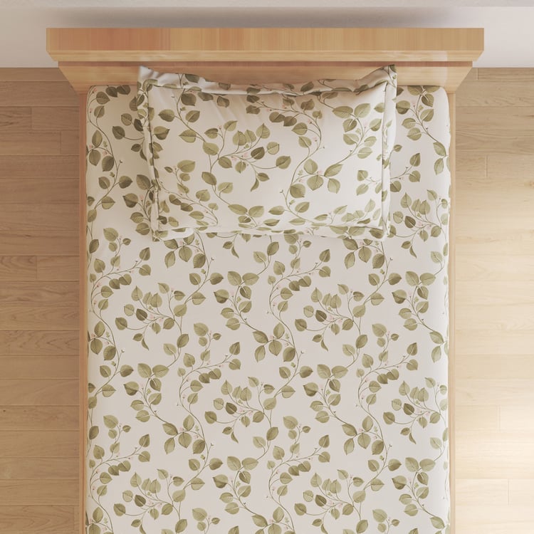 Juniper Flint Printed 2Pc Single Bedsheet Set