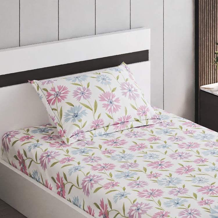 Juniper Mosedale Floral Print 2Pc Single Bedsheet Set