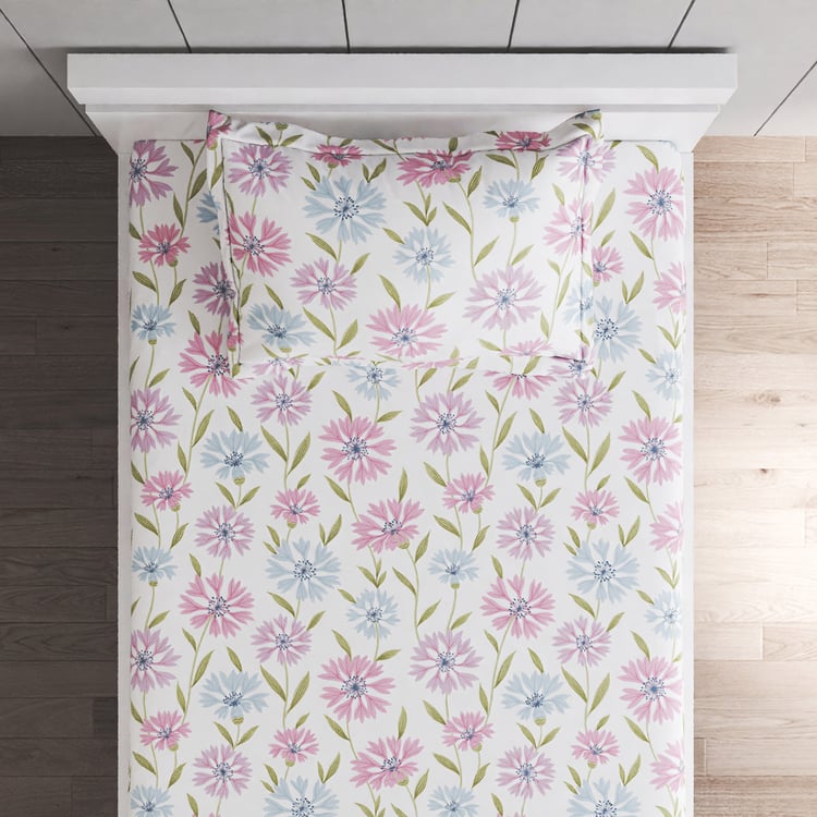 Juniper Mosedale Floral Print 2Pc Single Bedsheet Set