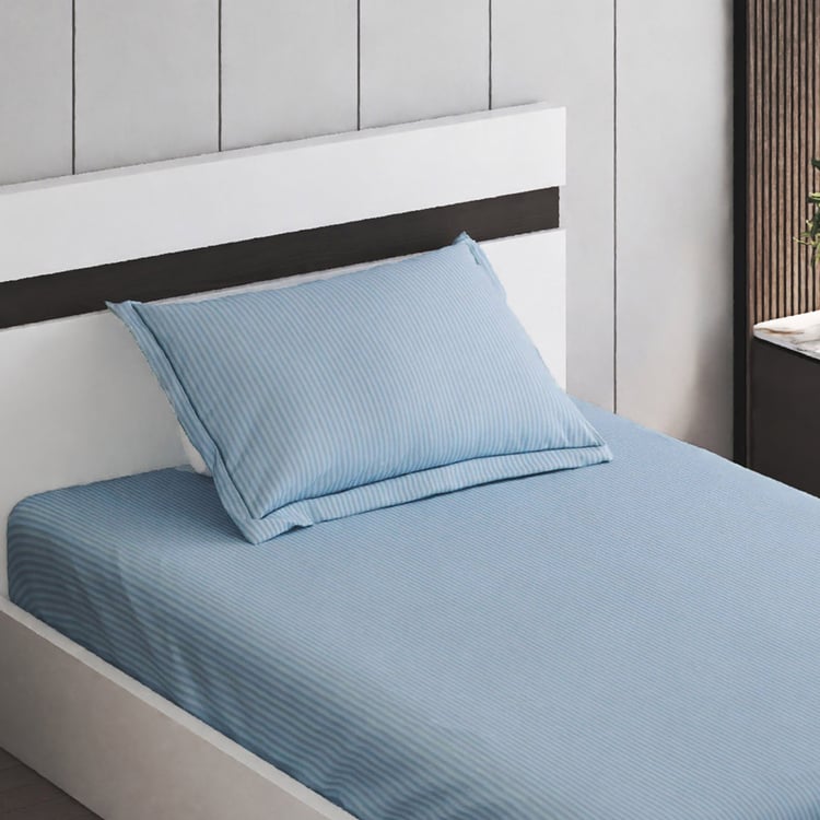 Juniper Parkar Striped 2Pcs Single Bedsheet Set