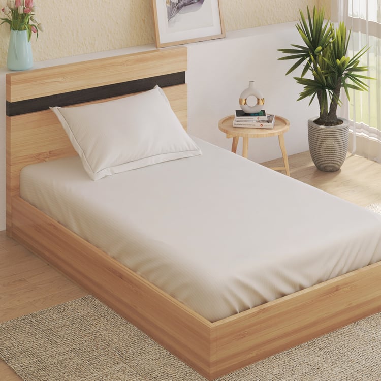 Juniper Parkar Striped 2Pcs Single Bedsheet Set