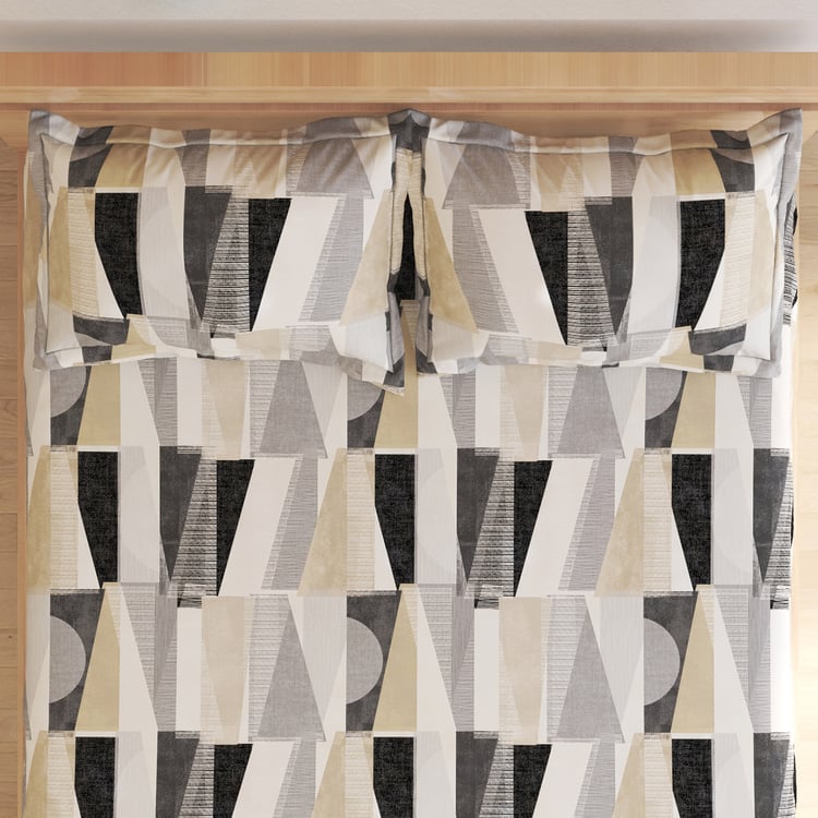 Juniper Prato Printed 3Pcs Queen Bedsheet Set