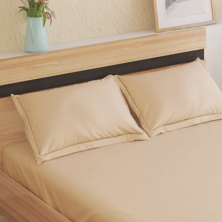 Juniper Prato Striped 3Pcs Queen Bedsheet Set
