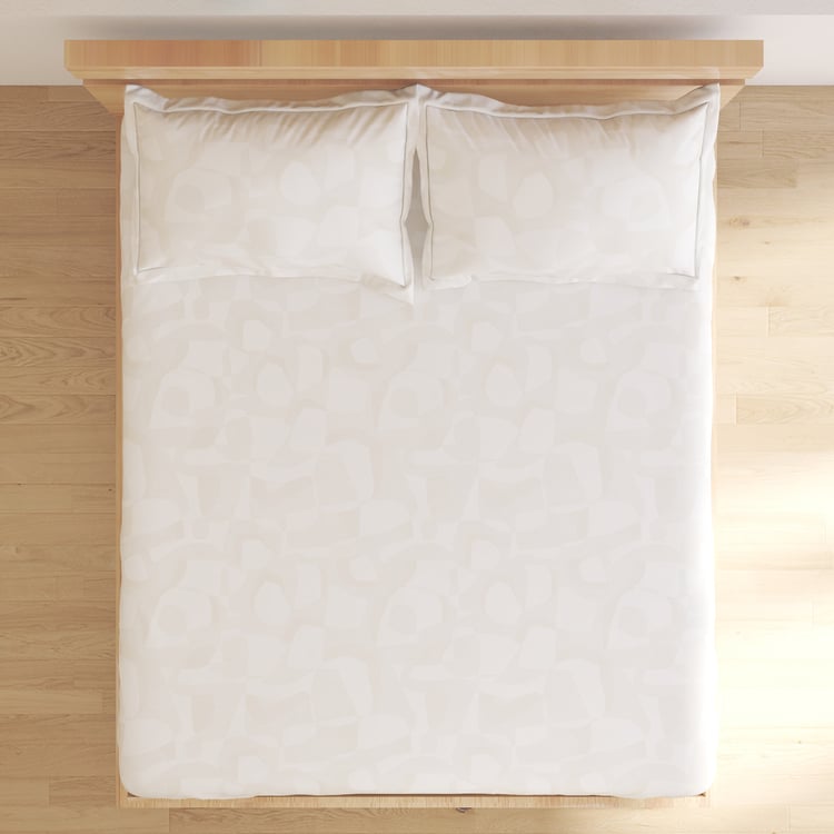 Juniper Printed 3Pcs Queen Bedsheet Set