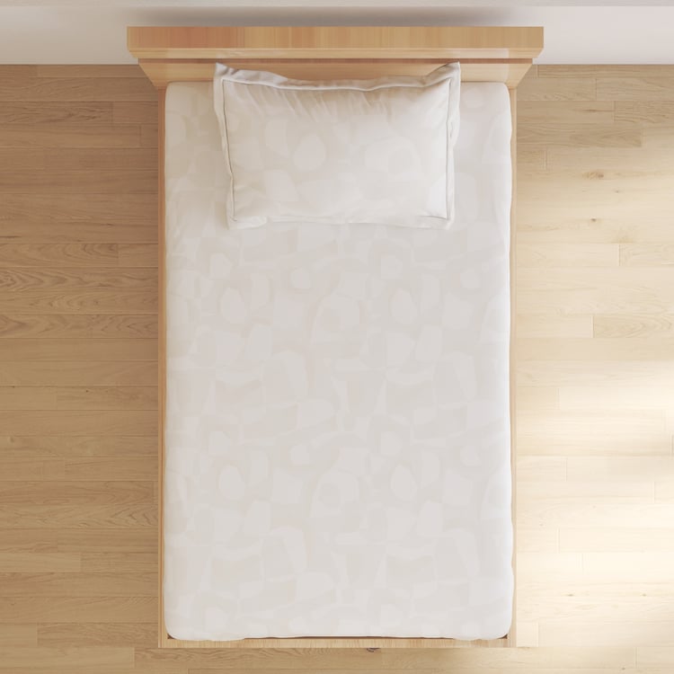 Juniper Stripe Printed 2Pc Single Bedsheet Set