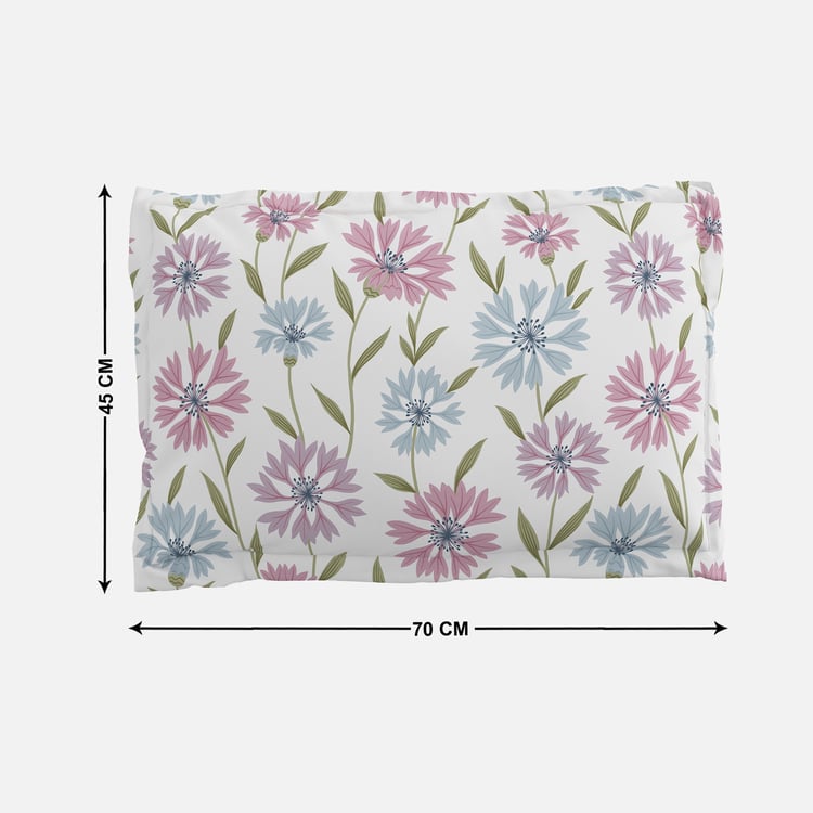 Juniper Bronwen Set of 2 Floral Print Pillow Covers -70x45cm