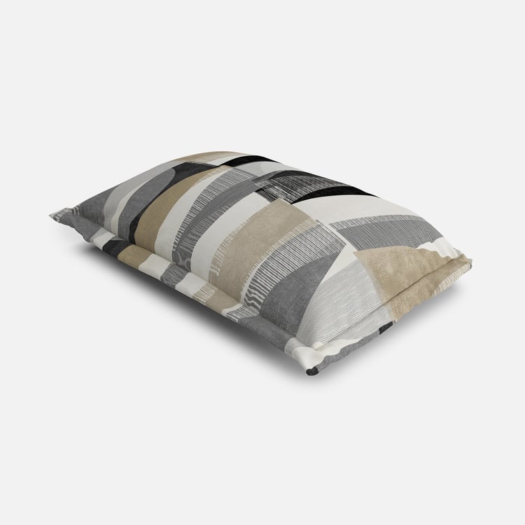 Juniper Bronwen Set of 2 Geometric Print Pillow Covers - 70x45cm
