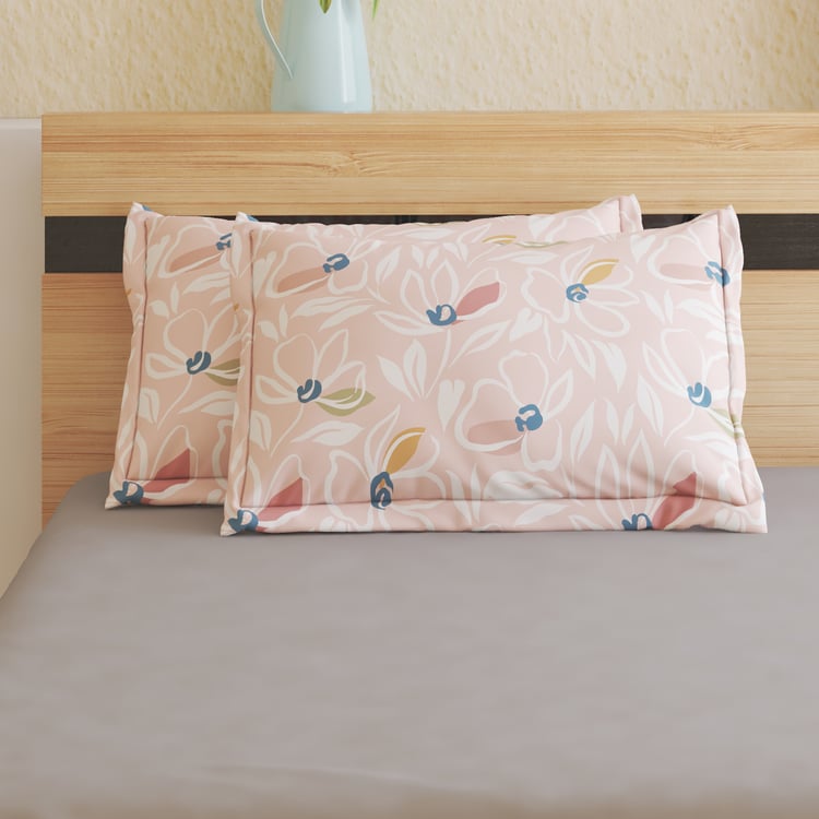 Juniper Mosedale Set of 2 Floral Print Pillow Covers - 70x45cm