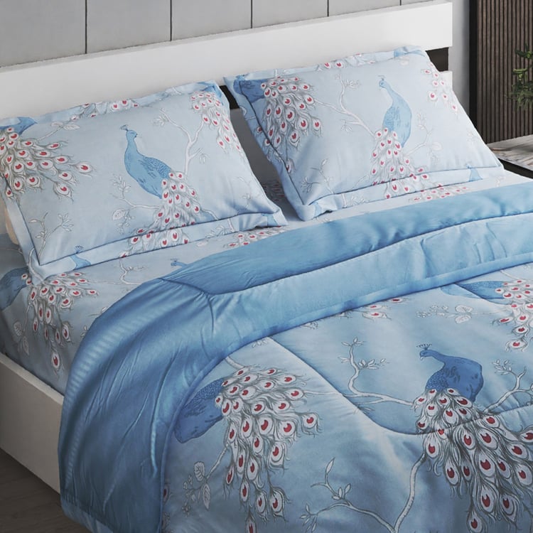 Scarlet Aron 4Pcs Printed Double Bed-In-A-Bag Set