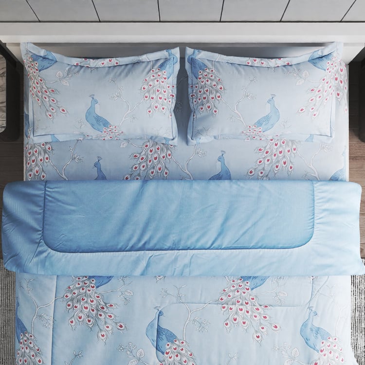 Scarlet Aron 4Pcs Printed Double Bed-In-A-Bag Set