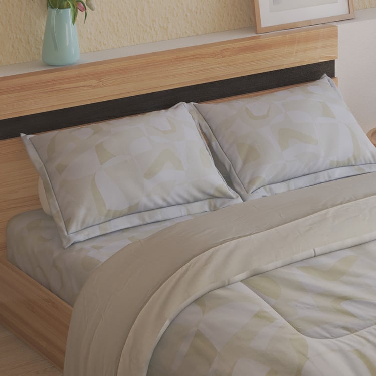 Scarlet Parker 4Pcs Printed Double Bed-In-A-Bag Set