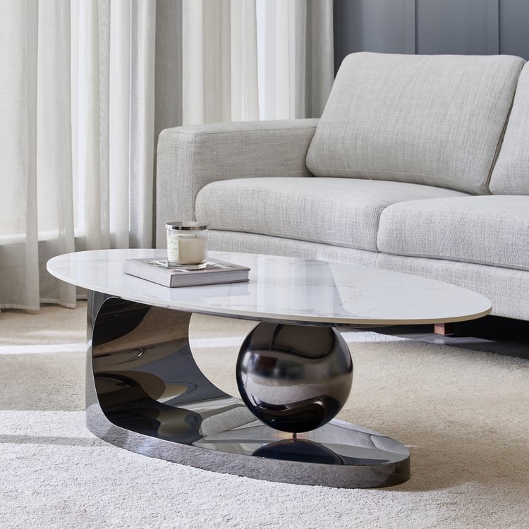Stockholm Sintered Stone Top Coffee Table - Grey