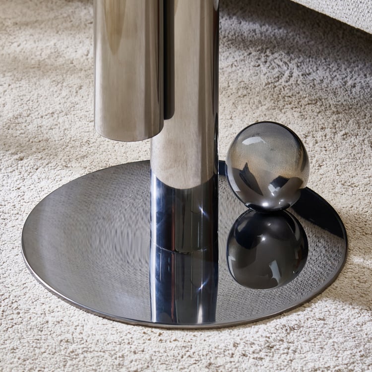 Stockholm Sintered Stone Top End Table - Grey