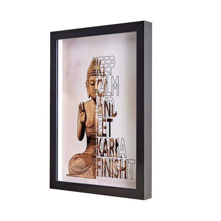 Spectrum Serene Buddha Print Picture Frame - 25x35cm