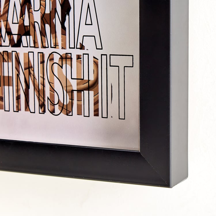Spectrum Serene Buddha Print Picture Frame - 25x35cm