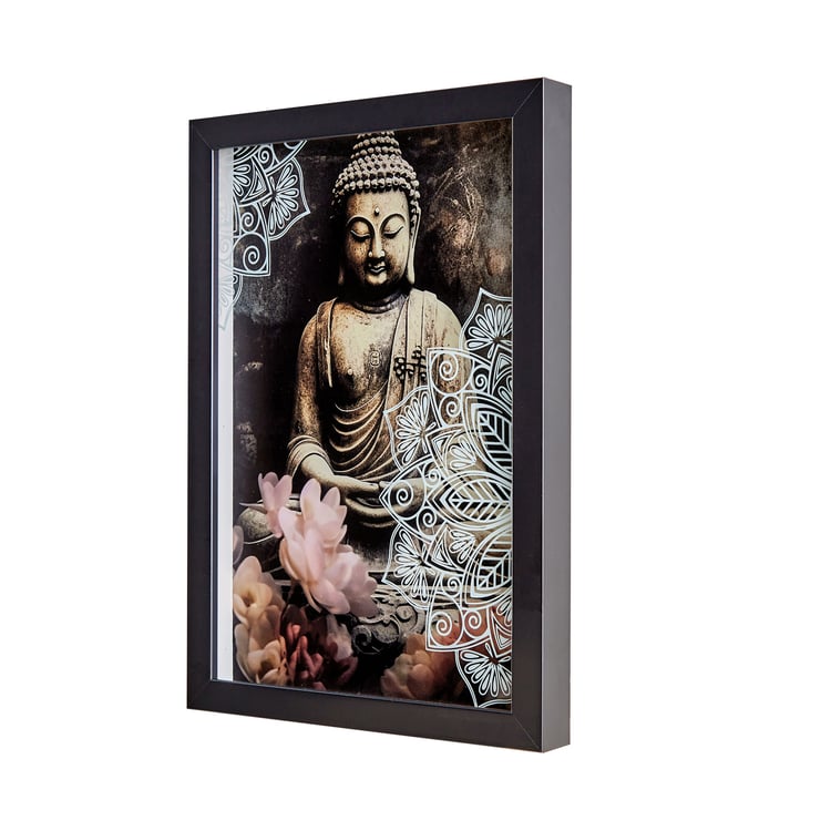 Spectrum Serene Buddha Print Picture Frame - 25x35cm