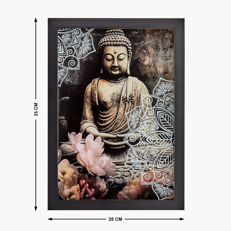 Spectrum Serene Buddha Print Picture Frame - 25x35cm