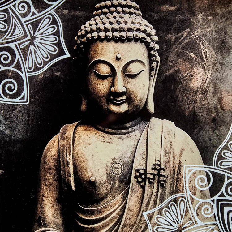 Spectrum Serene Buddha Print Picture Frame - 25x35cm