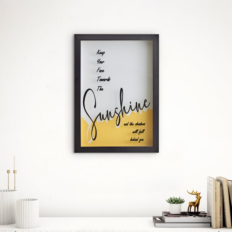 Spectrum Zippy Sunshine Print Picture Frame - 25x35cm