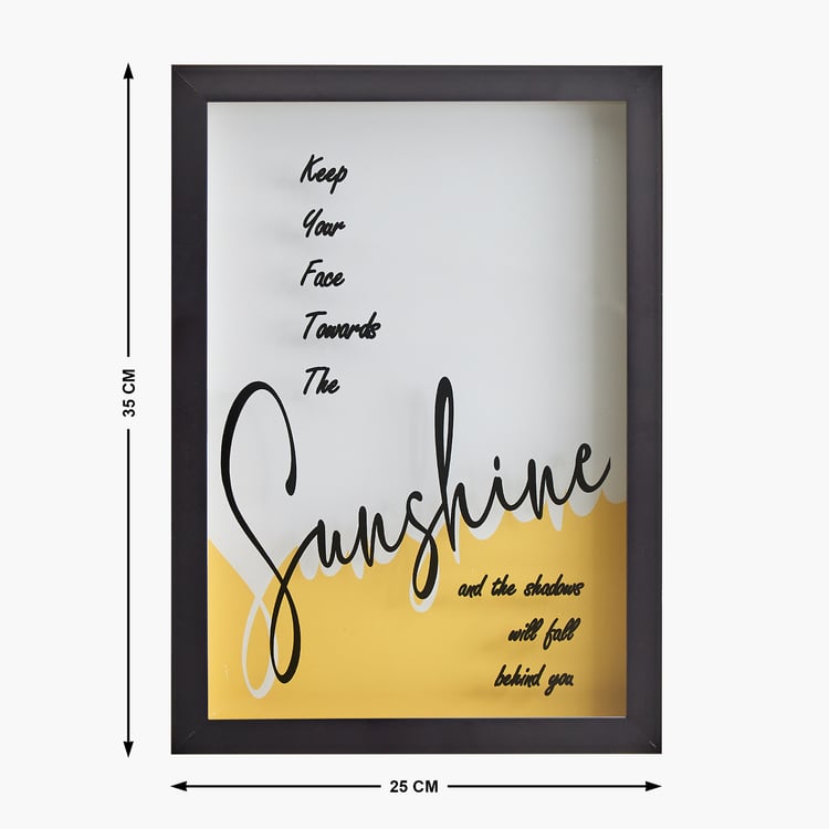Spectrum Zippy Sunshine Print Picture Frame - 25x35cm