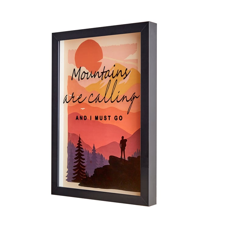 Spectrum Zippy Mountains Print Picture Frame - 25x35cm