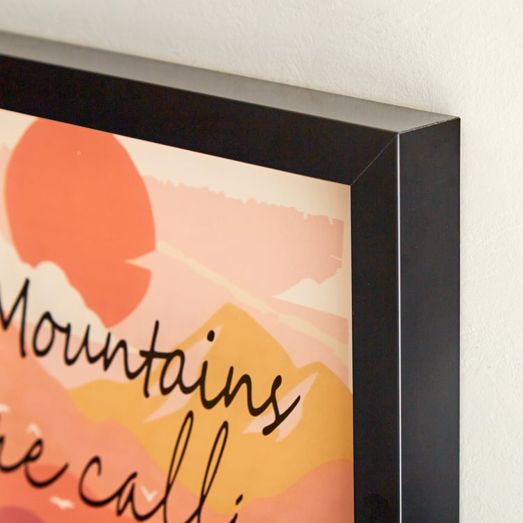 Spectrum Zippy Mountains Print Picture Frame - 25x35cm