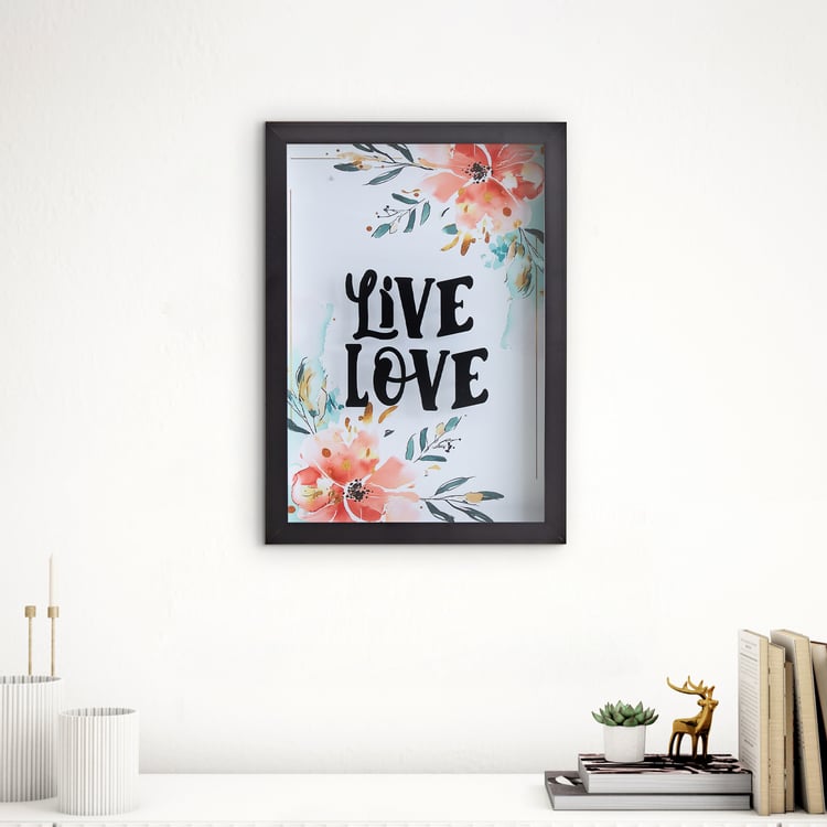 Spectrum Zippy Live Love Print Picture Frame - 25x35cm