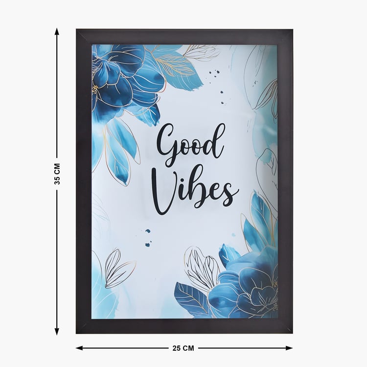 Spectrum Zippy Good Vibes Print Picture Frame - 25x35cm