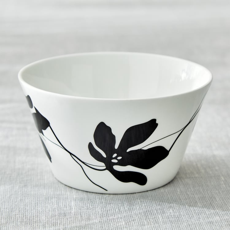 Mandarin Monochrome Set of 3 Printed Serving Bowls - 470ml