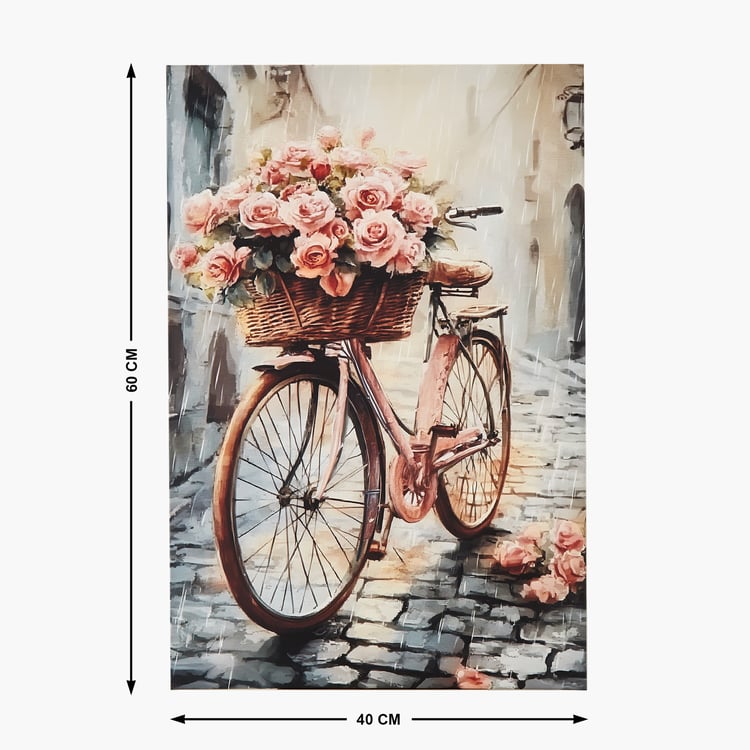 Brezza Cycle Set of 2 Canvas Printed Picture Frames - 40x60cm