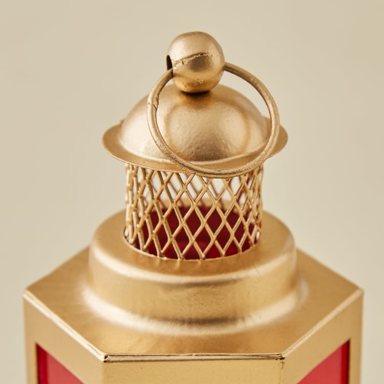 Salsa Bahati Glass and Metal Mini Lantern