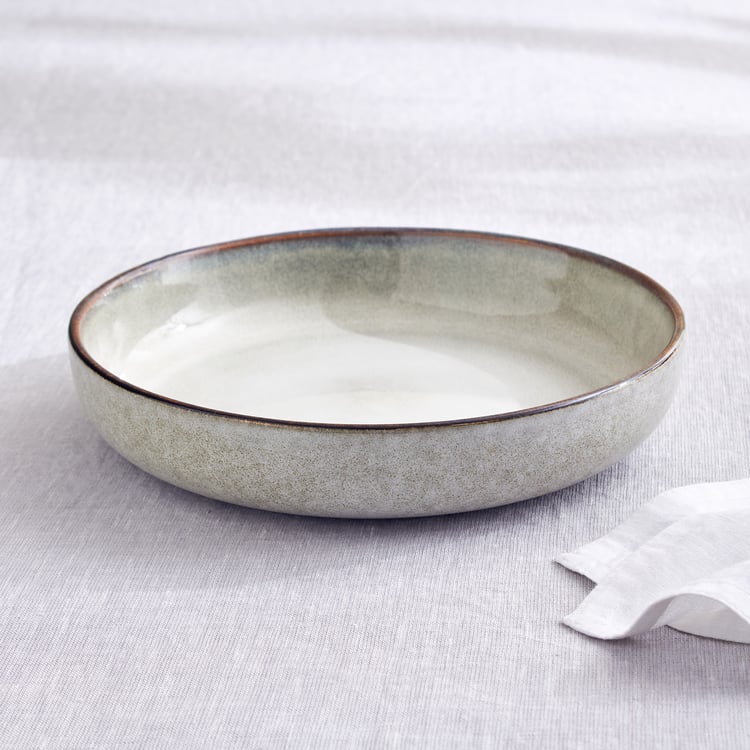 Cerradura Moss Stoneware Deep Dish - 22.5cm