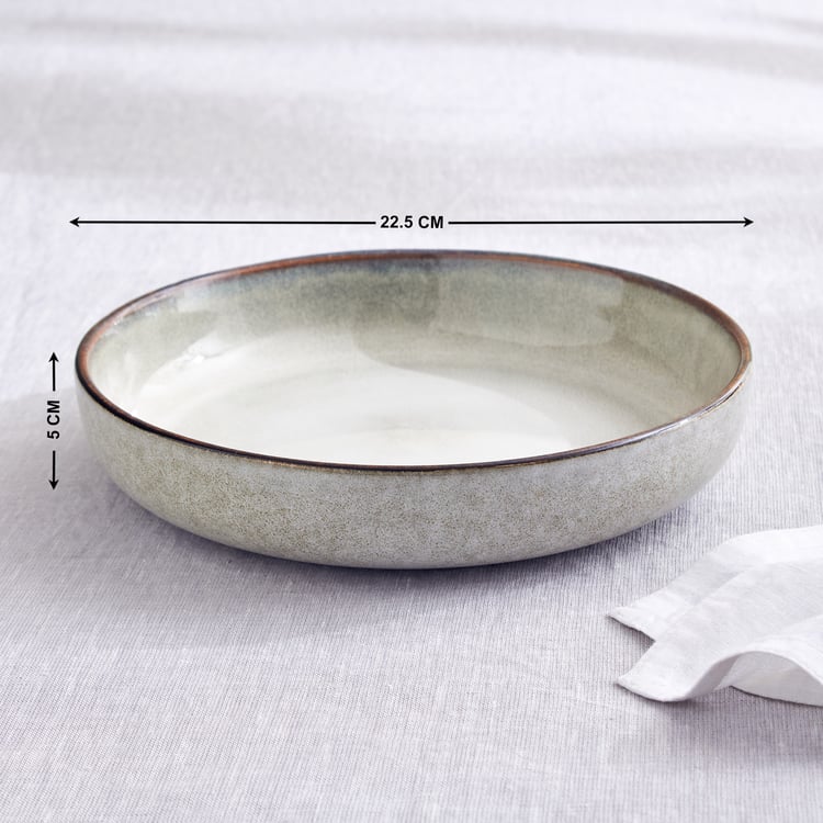 Cerradura Moss Stoneware Deep Dish - 22.5cm