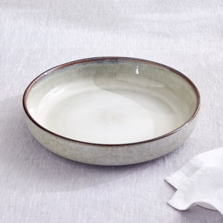 Cerradura Moss Stoneware Deep Dish - 22.5cm