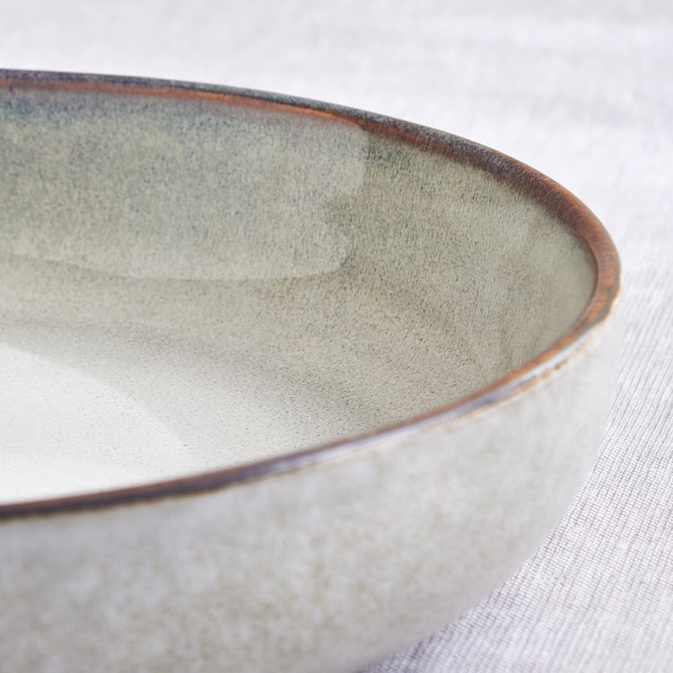 Cerradura Moss Stoneware Deep Dish - 22.5cm