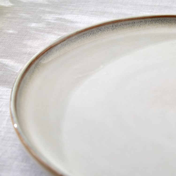 Cerradura Moss Stoneware Dinner Plate - 27.5cm